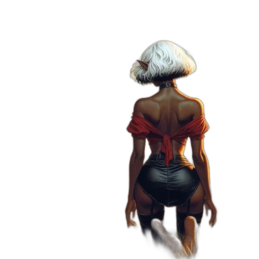 dress, hat, mask, creature transparent PNG cut-out