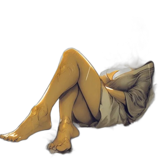 mask, dress, creature, staff transparent PNG cut-out