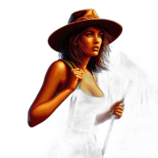 hat, photorealistic, concept art, fantasy art transparent PNG cut-out