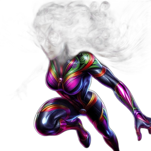 robot, hair, concept art, comic book art transparent PNG cut-out