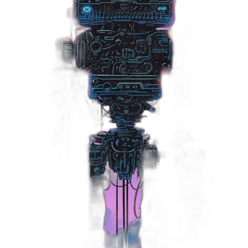 robot, sword, weapon, mask transparent PNG cut-out