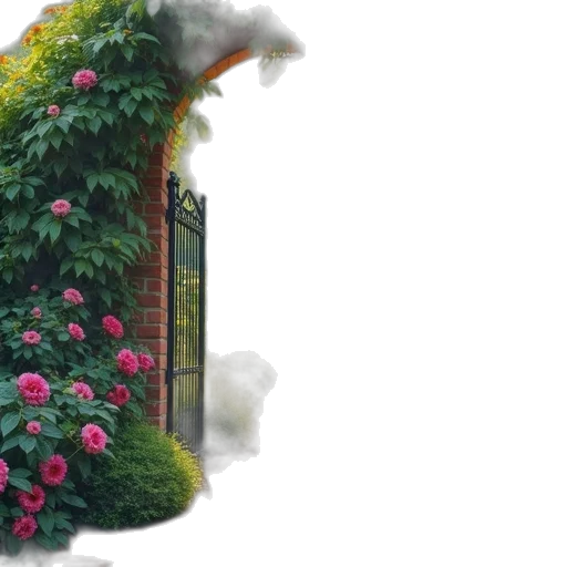 flower, tree, building, umbrella transparent PNG cut-out