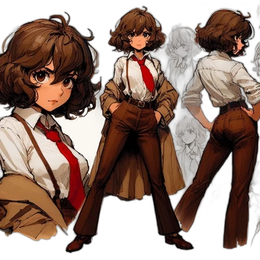jacket, concept art, comic book art, anime transparent PNG cut-out