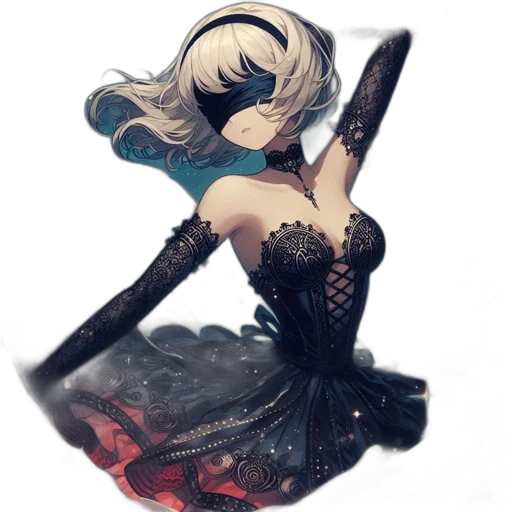 dress, weapon, sword, mask transparent PNG cut-out