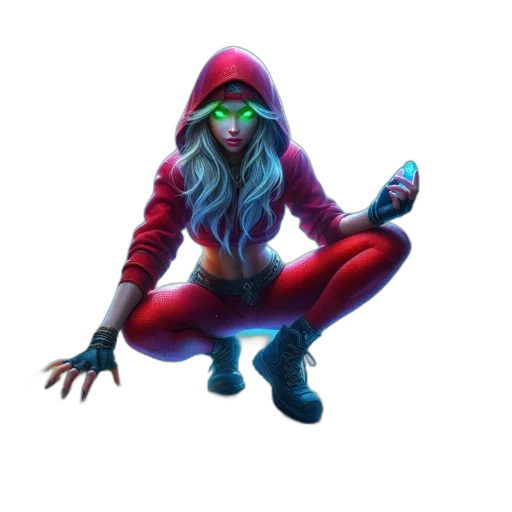 jacket, weapon, staff, mask transparent PNG cut-out