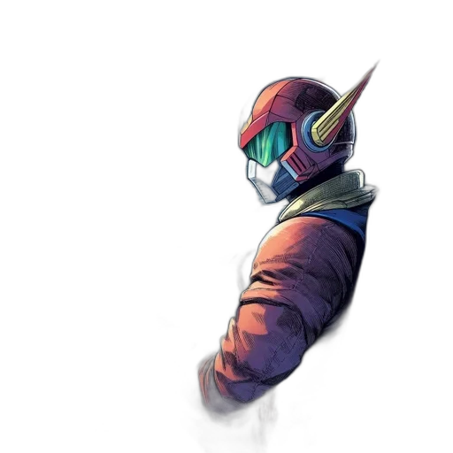 mask, robot, jacket, face transparent PNG cut-out