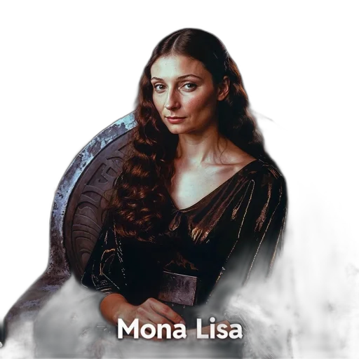 photorealistic, fantasy art, concept art, mona transparent PNG cut-out