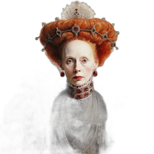 crown, face, hat, dress transparent PNG cut-out