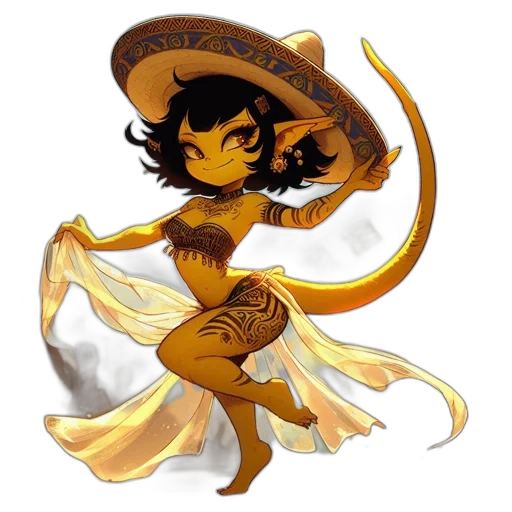 staff, hat, concept art, fantasy art transparent PNG cut-out