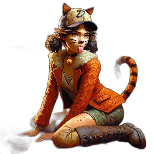 fantasy art, concept art, pixel art, comic book art transparent PNG cut-out