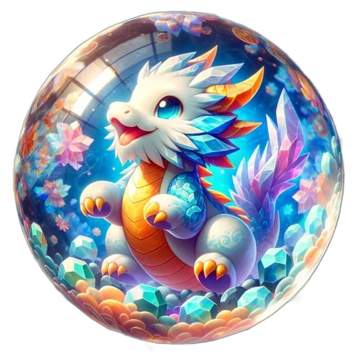 dragon, fantasy art, pixel art, concept art transparent PNG cut-out