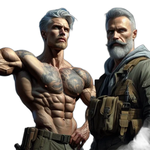 concept art, cyberpunk, fantasy art, comic book art transparent PNG cut-out