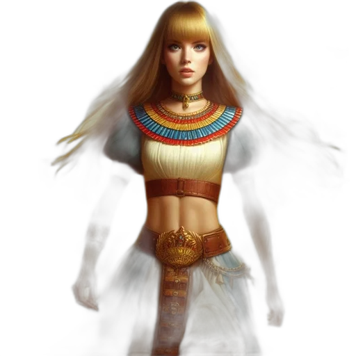 jewelry, dress, staff, creature transparent PNG cut-out