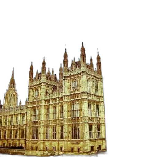 building, crown, 3d render, photorealistic transparent PNG cut-out