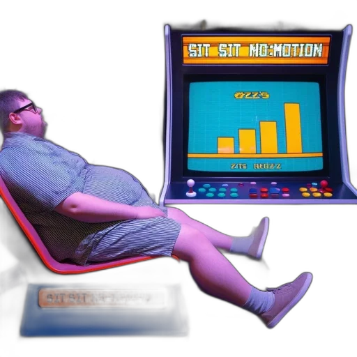 furniture, vaporwave, cyberpunk, concept art transparent PNG cut-out