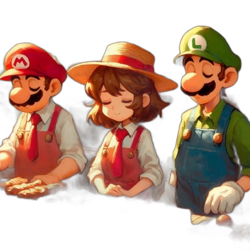 hat, staff, pixel art, concept art transparent PNG cut-out