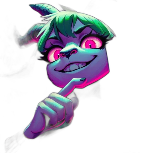 staff, mask, face, creature transparent PNG cut-out