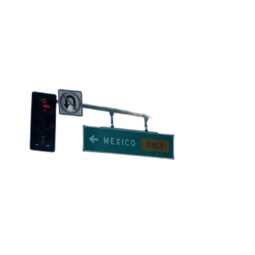 staff, 3d render, green, sign transparent PNG cut-out