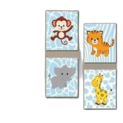 concept art, set, six, colorful transparent PNG cut-out