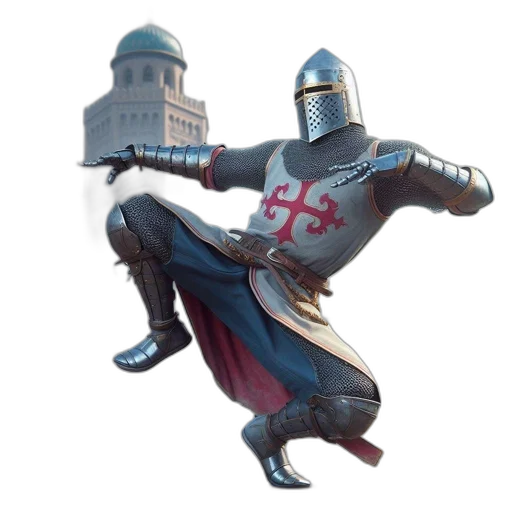 sword, robot, weapon, crown transparent PNG cut-out