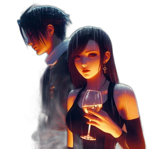 concept art, comic book art, cyberpunk, fantasy art transparent PNG cut-out