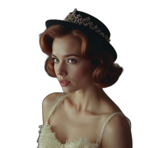 crown, hat, dress, jewelry transparent PNG cut-out
