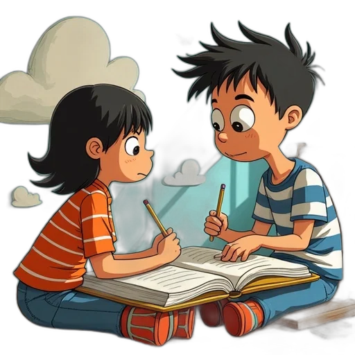 cartoon, comic book art, concept art, anime transparent PNG cut-out