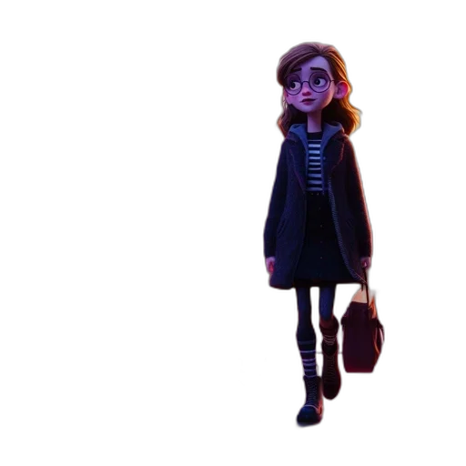 jacket, dress, creature, robot transparent PNG cut-out
