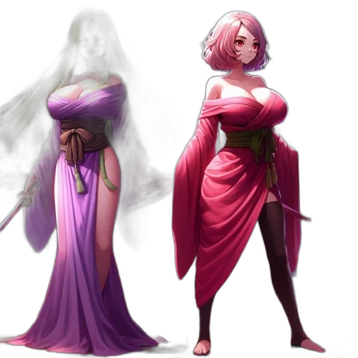 dress, concept art, fantasy art, 3d render transparent PNG cut-out