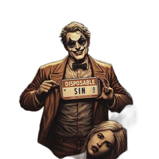 mask, jacket, face, comic book art transparent PNG cut-out