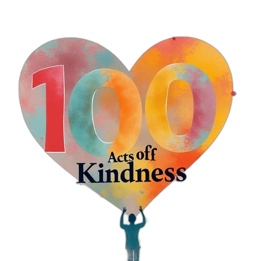 100, acts, kindness, project transparent PNG cut-out