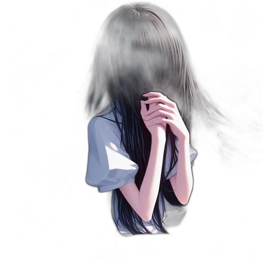 hair, mask, face, dress transparent PNG cut-out