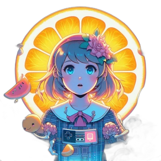 robot, staff, dress, crown transparent PNG cut-out