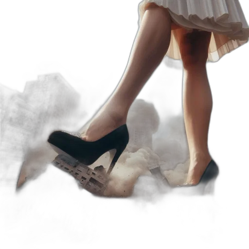 shoes, dress, photorealistic, concept art transparent PNG cut-out