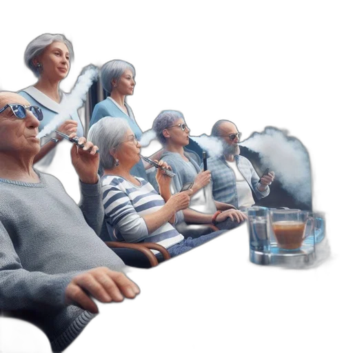 concept art, 3d render, cyberpunk, vaporwave transparent PNG cut-out