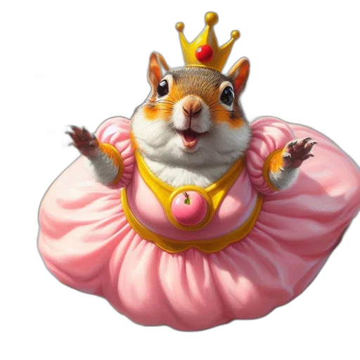 crown, animal, dress, creature transparent PNG cut-out