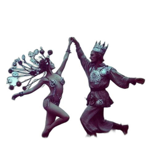 staff, crown, mask, creature transparent PNG cut-out