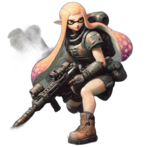 weapon, staff, animal, concept art transparent PNG cut-out