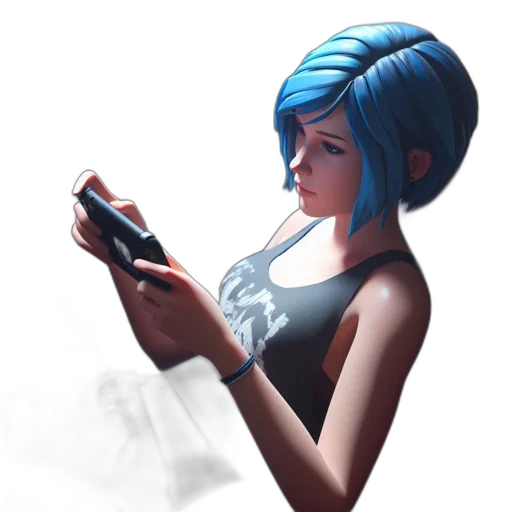 robot, dress, staff, weapon transparent PNG cut-out