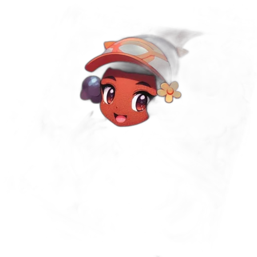 creature, dragon, hat, staff transparent PNG cut-out