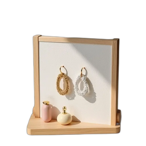 jewelry, earth tones, golden, earring transparent PNG cut-out