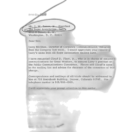 letter, june, 1976, addressed transparent PNG cut-out
