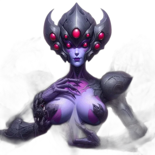 creature, crown, mask, concept art transparent PNG cut-out