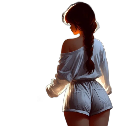dress, jacket, staff, concept art transparent PNG cut-out