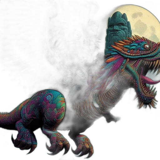dragon, creature, animal, mask transparent PNG cut-out
