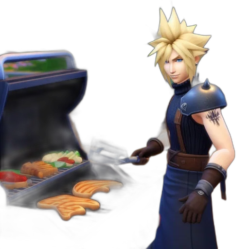 food, weapon, concept art, 3d render transparent PNG cut-out