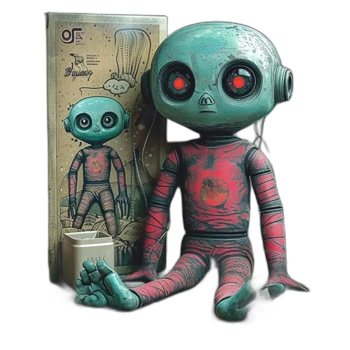 robot, creature, concept art, comic book art transparent PNG cut-out