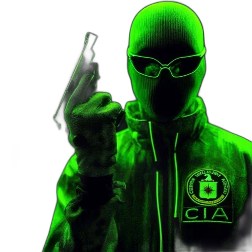 jacket, mask, concept art, comic book art transparent PNG cut-out