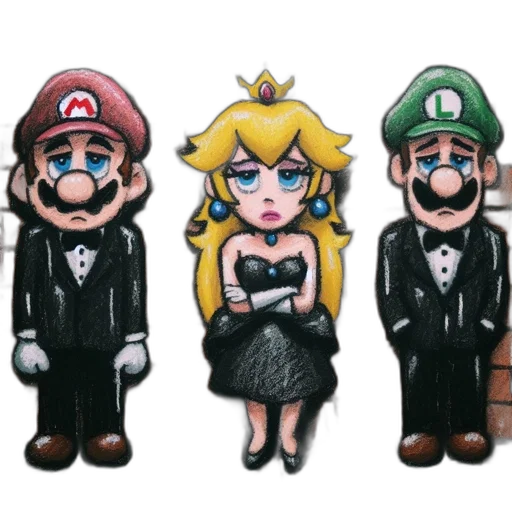 crown, dress, pixel art, concept art transparent PNG cut-out