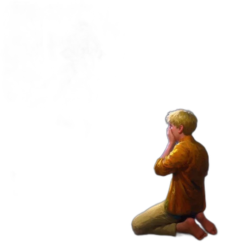 jacket, staff, creature, robot transparent PNG cut-out